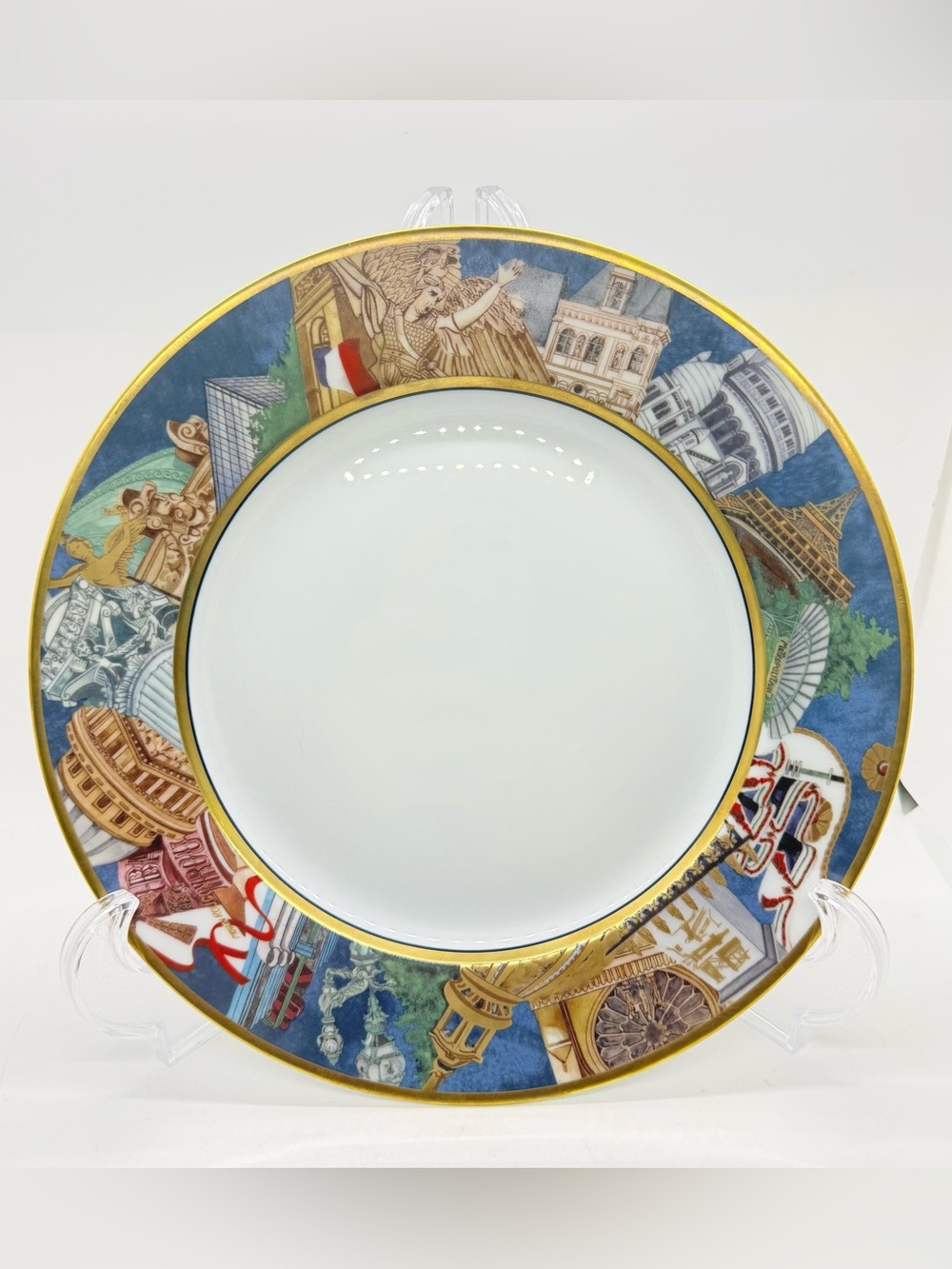 Bernardaud Limoges France Metropoles Paris Dinner Plate 10" Porcelain